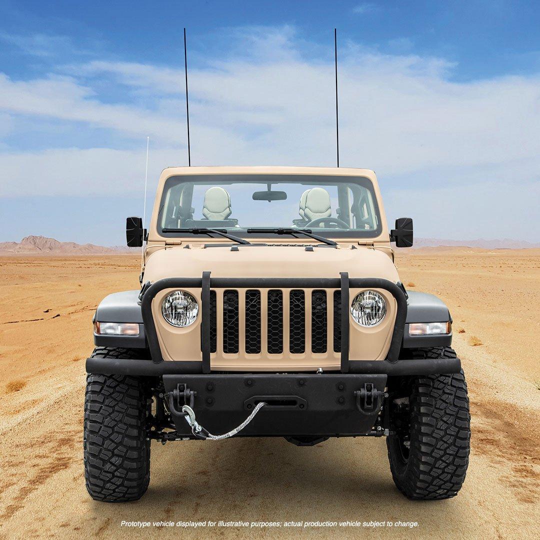 Jeep Gladiator Jeep Gladiator XMT Light Tactical Vehicle announced by FCA and AM General Jeep Gladiator XMT Concept3