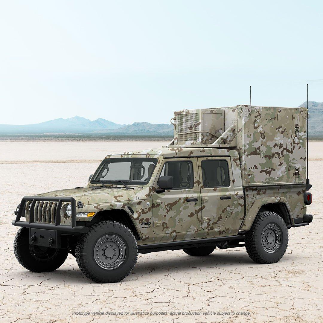 Jeep Gladiator Jeep Gladiator XMT Light Tactical Vehicle announced by FCA and AM General Jeep Gladiator XMT Concept2