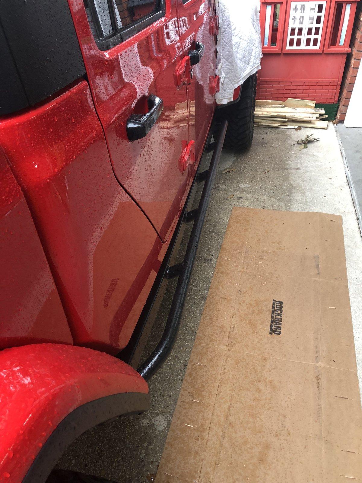 Jeep Gladiator Install and review of RockHard 4X4 Rails 8AFC91BB-58F5-477B-BBF8-41FE2CF1D5FD
