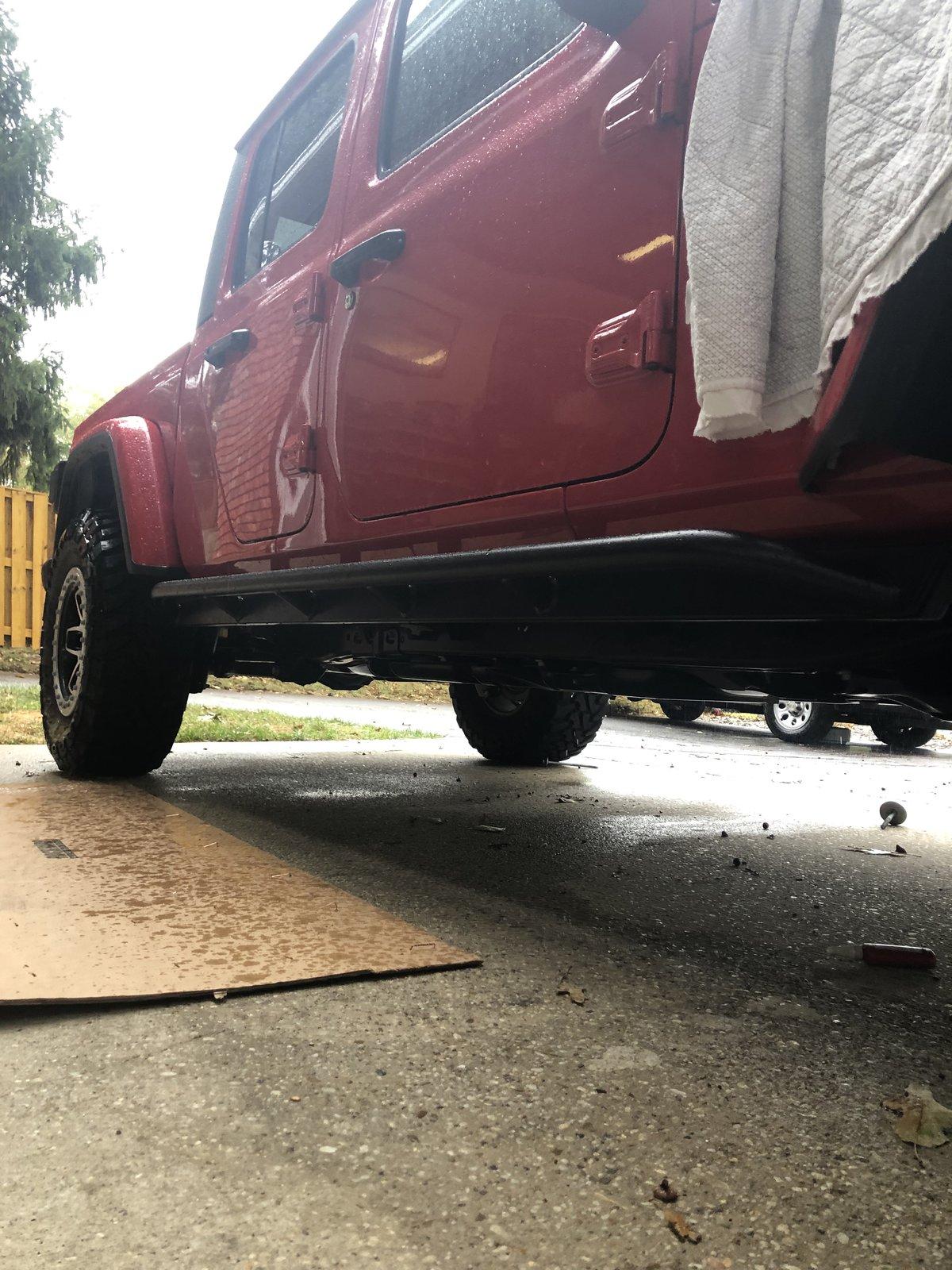Jeep Gladiator Install and review of RockHard 4X4 Rails BA97653C-94F5-4C3E-ACA4-5131719C6AA2