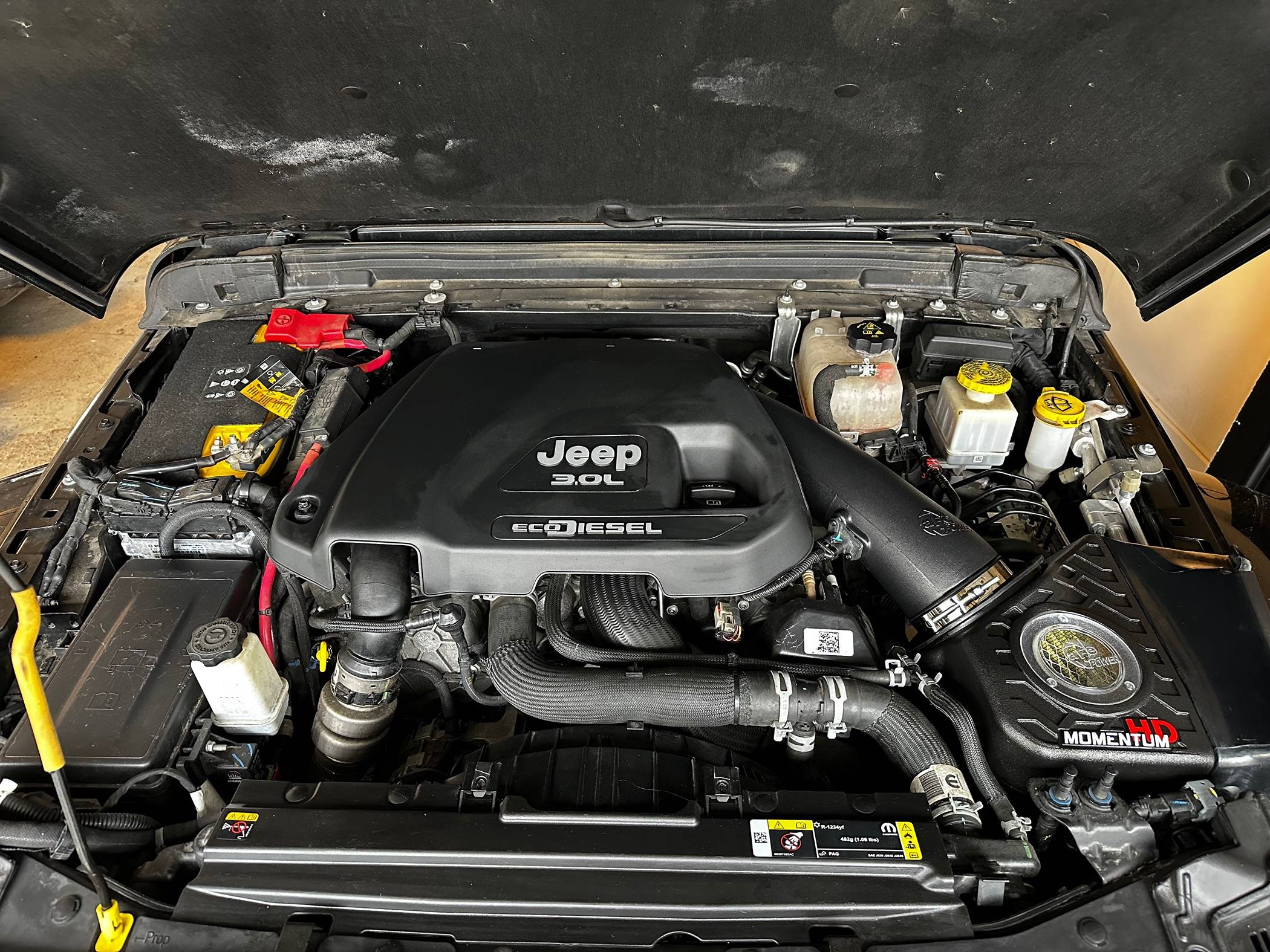 Jeep Gladiator Cold air intake: AFE vs K&N IMG_4509