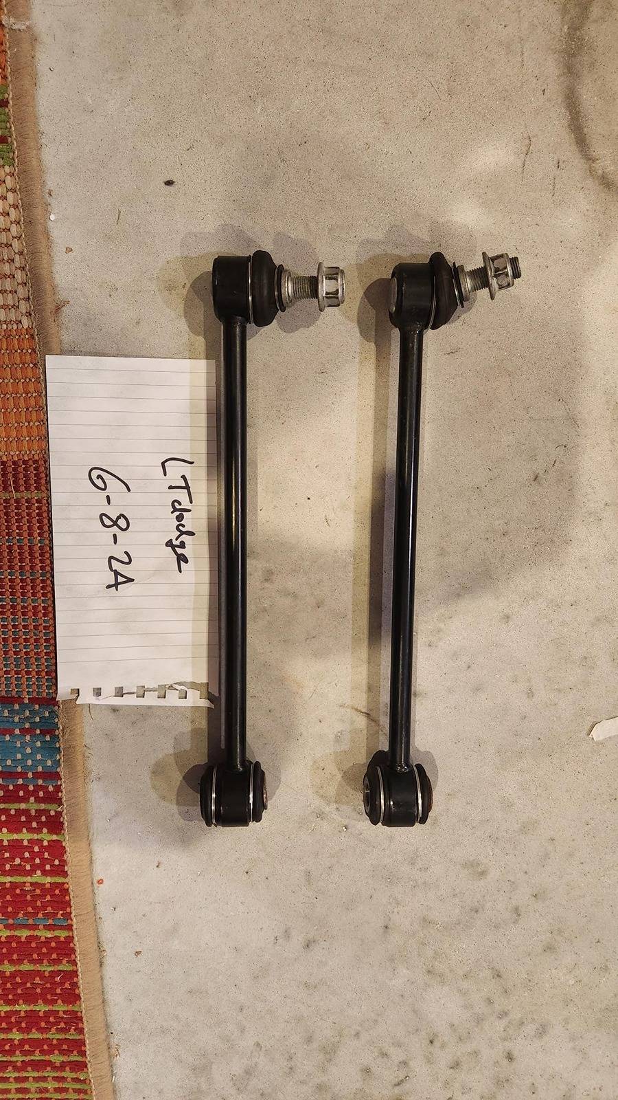 Jeep Gladiator Teraflex Front Sway Bar Link Kit with Swivel Stud for 2.50 to 4.50-Inch Lift 1000035718