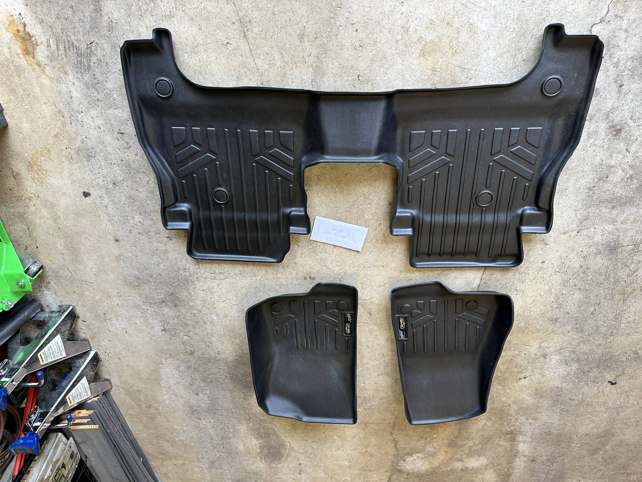 Jeep Gladiator Maxliner Floor liners Front and Rear IMG_1939.JPEG
