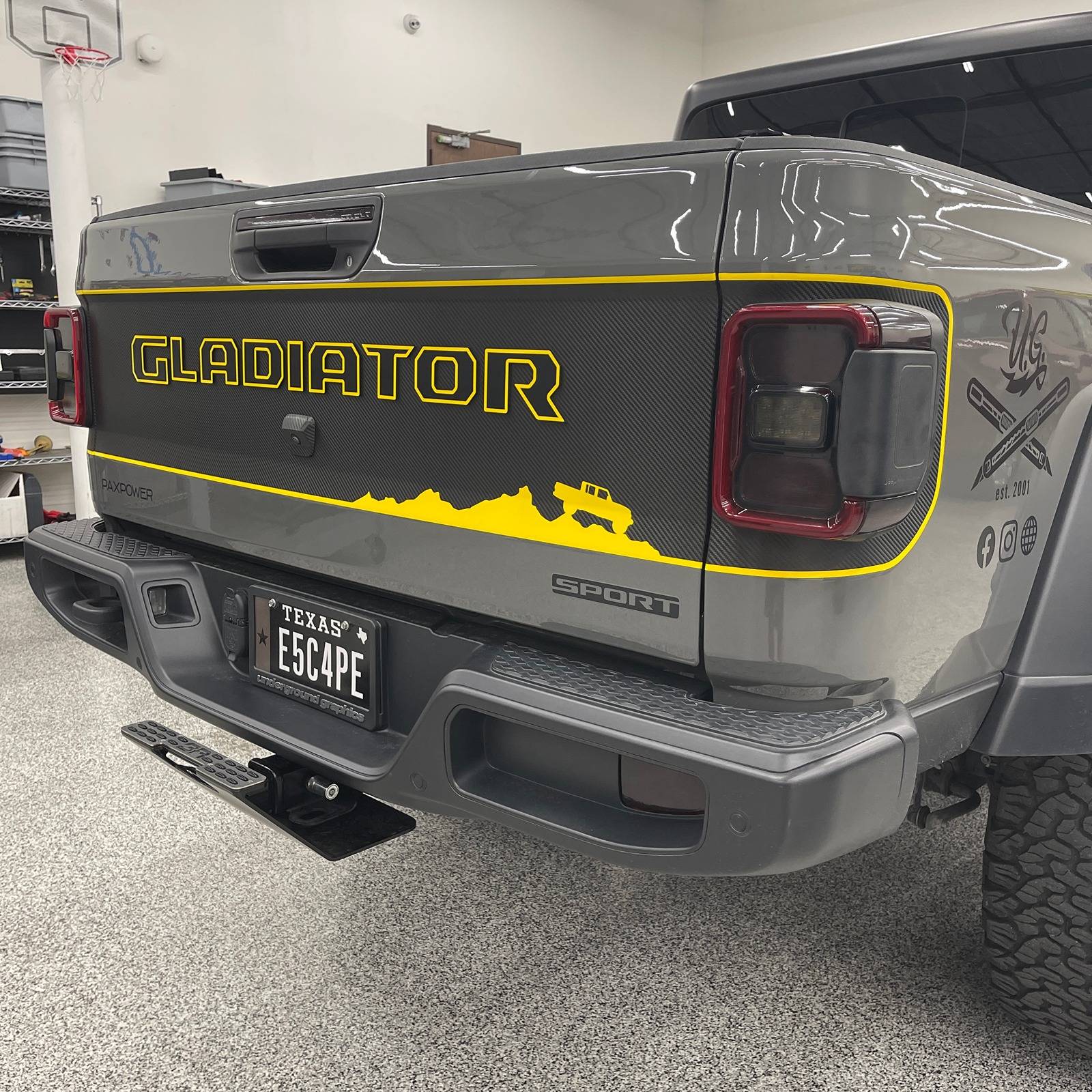 Jeep Gladiator Jeep Gladiator On The Rocks Decals Kit UG OTR 08.JPEG