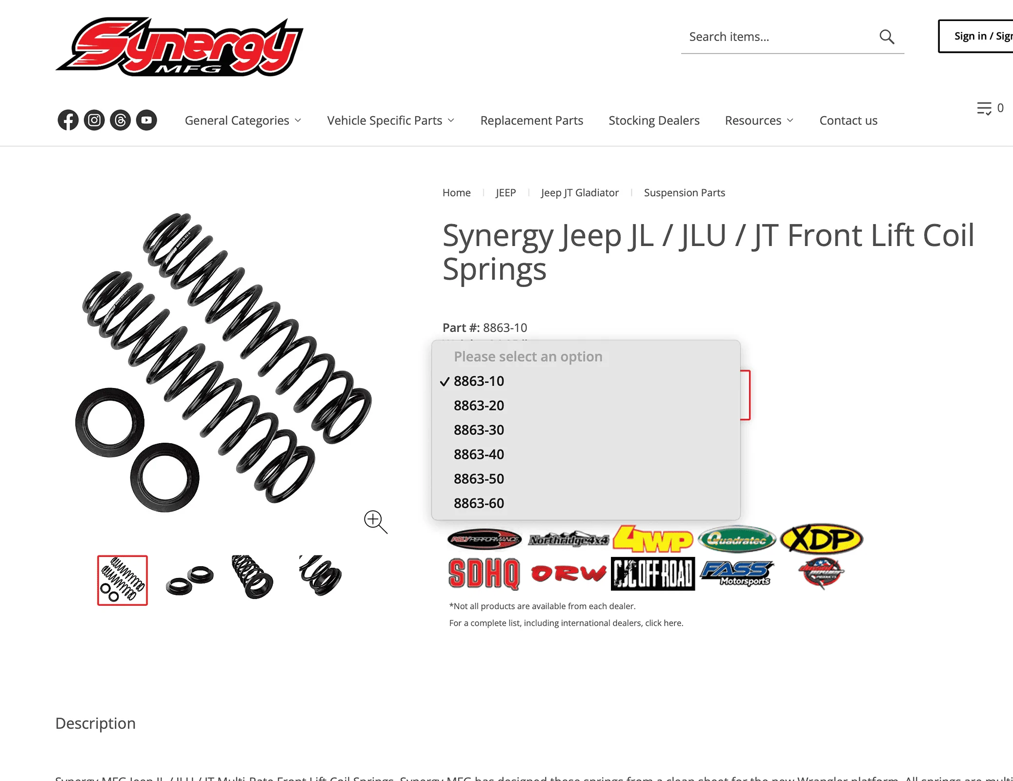 Jeep Gladiator Looking to lift my gladiator sport s Screenshot 2024-06-14 at 7.08.41 AM