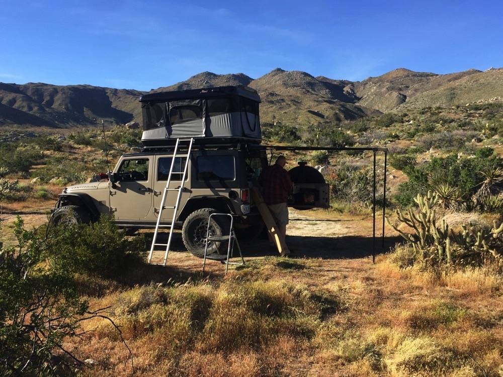 Jeep Gladiator "Roof load capacity" awnin