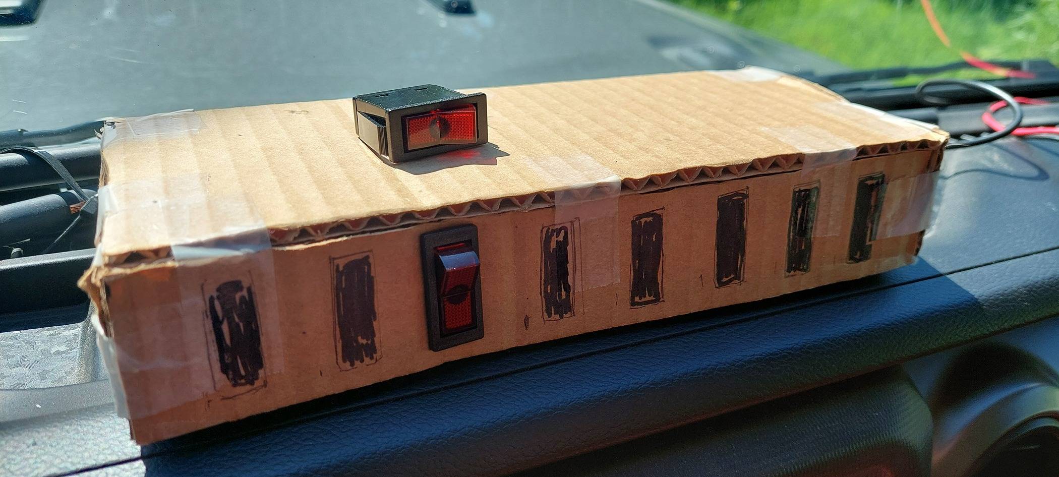 Jeep Gladiator Dash cubby switch box 1000008363