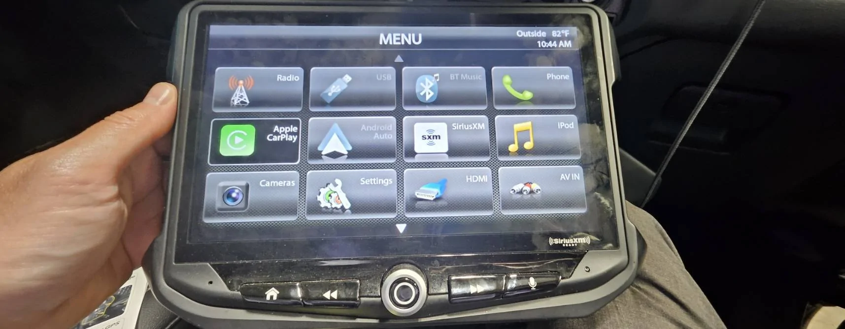 Jeep Gladiator Stinger HEIGH10 Head Unit with side cameras and gps maps microsd card - $600 Shipped 20240614_195226