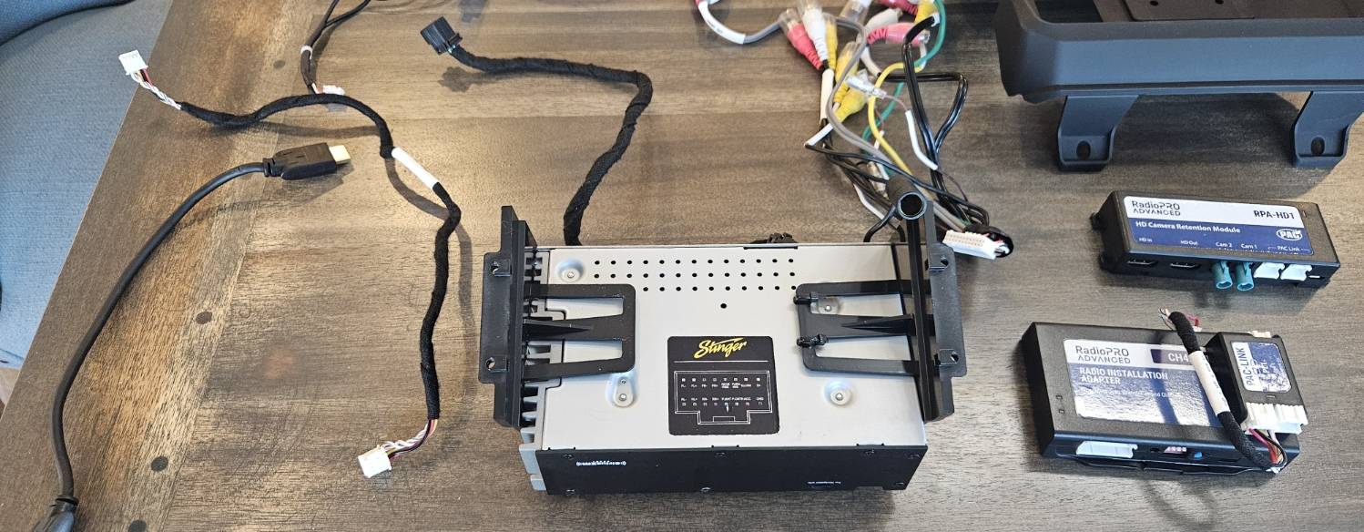 Jeep Gladiator Stinger HEIGH10 Head Unit with side cameras and gps maps microsd card - $600 Shipped 20240616_094248