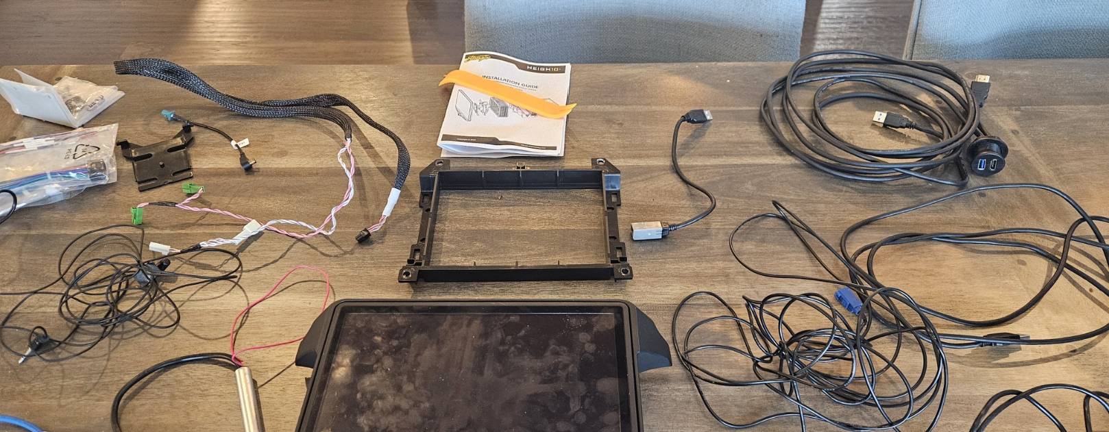 Jeep Gladiator Stinger HEIGH10 Head Unit with side cameras and gps maps microsd card - $600 Shipped 20240616_094255