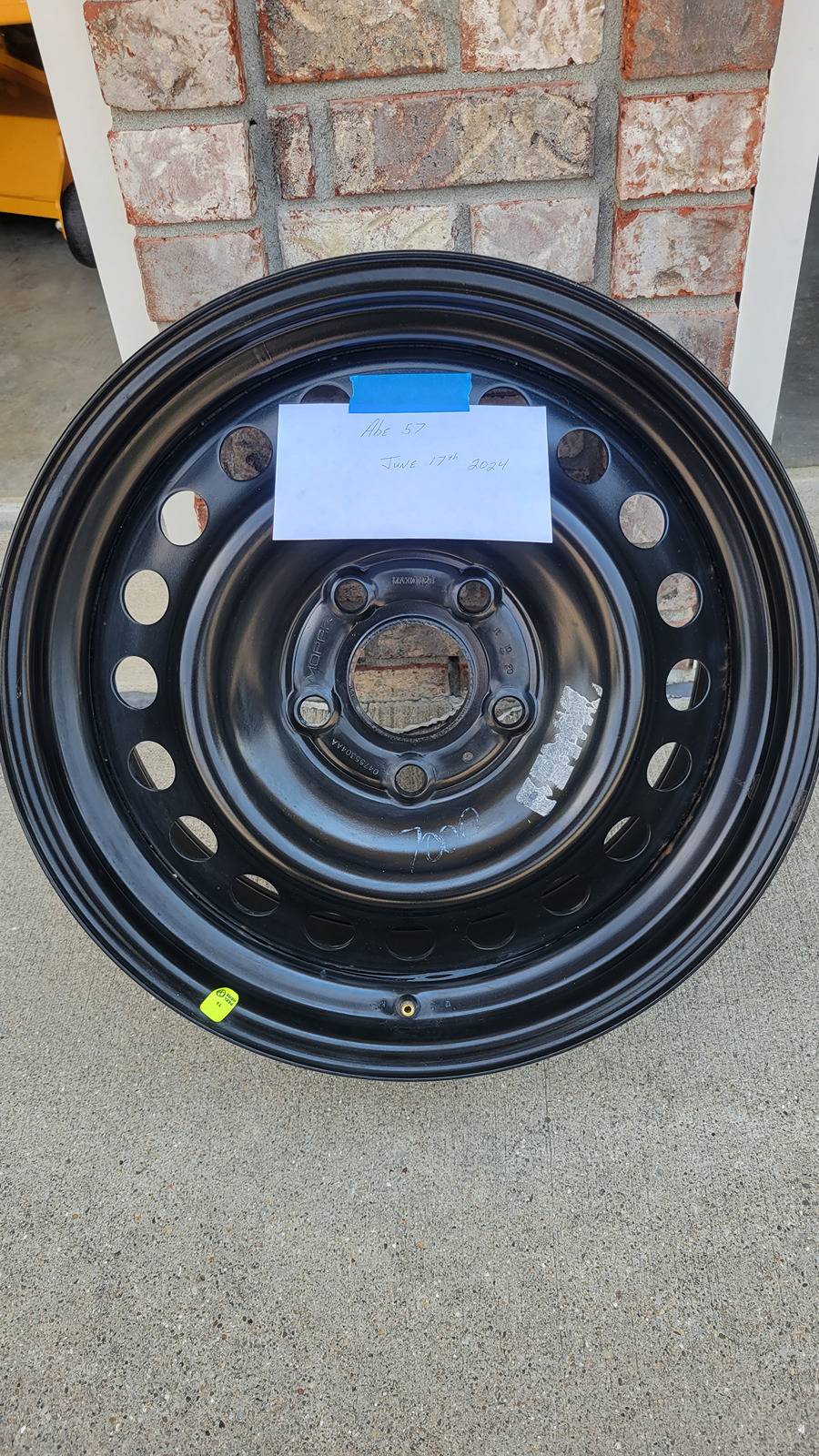 Jeep Gladiator 2021 Mojave spare wheel Indiana 20240617_124657