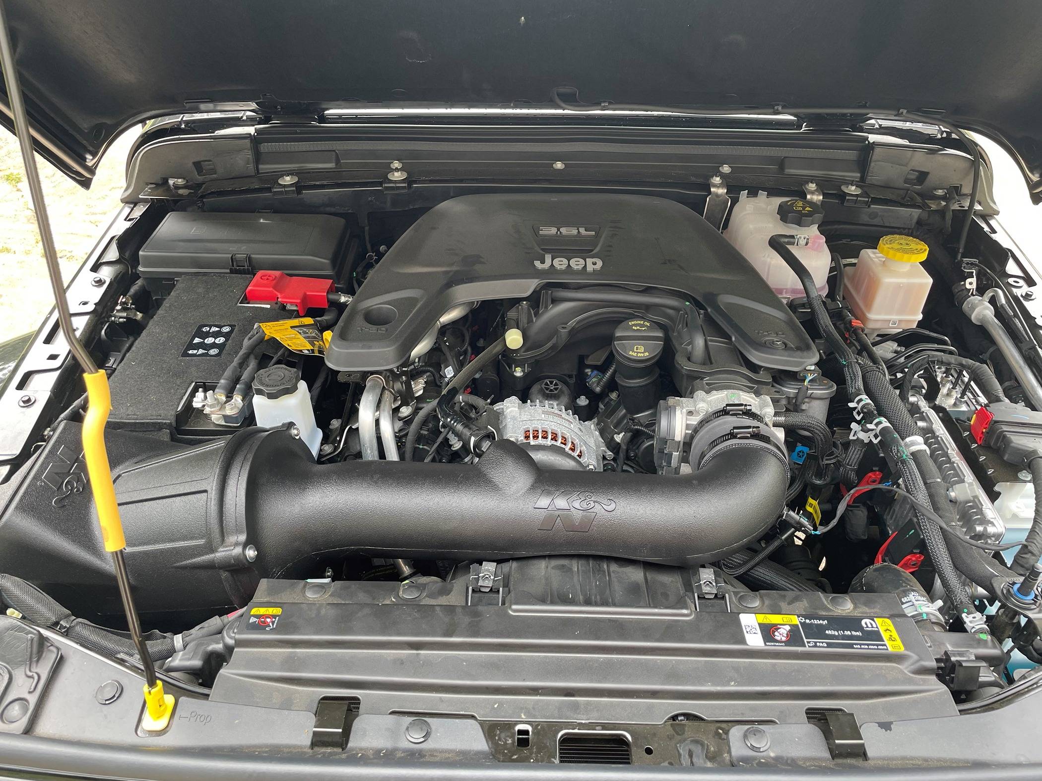 Jeep Gladiator K&N Cold Air Intake for 3.6L (Excellent condition) 20210604_155205019_iOS (2)