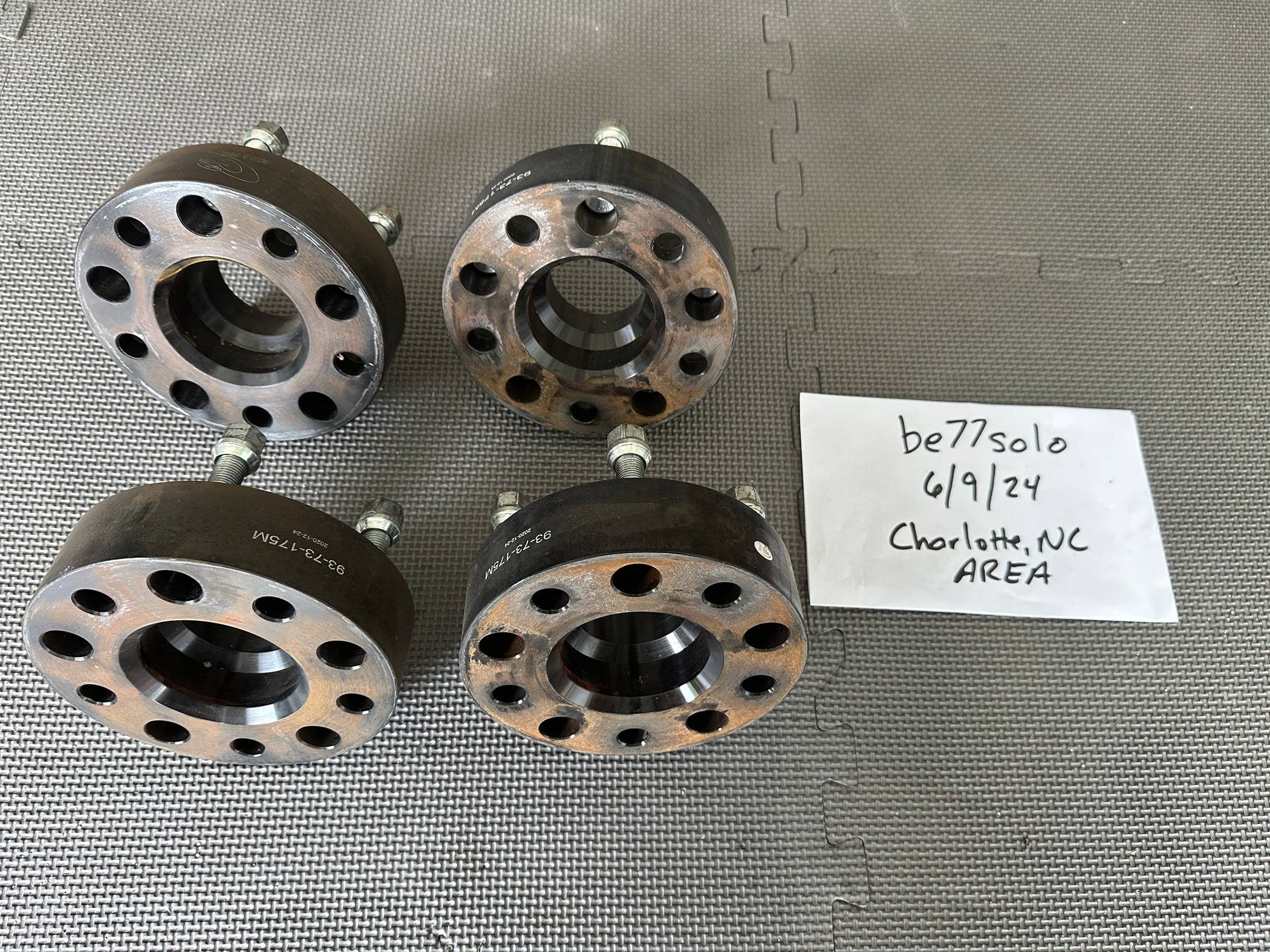Jeep Gladiator G2 1.75" 93-73-175M Wheel Spacers (4) 20240609_174700190_iOS