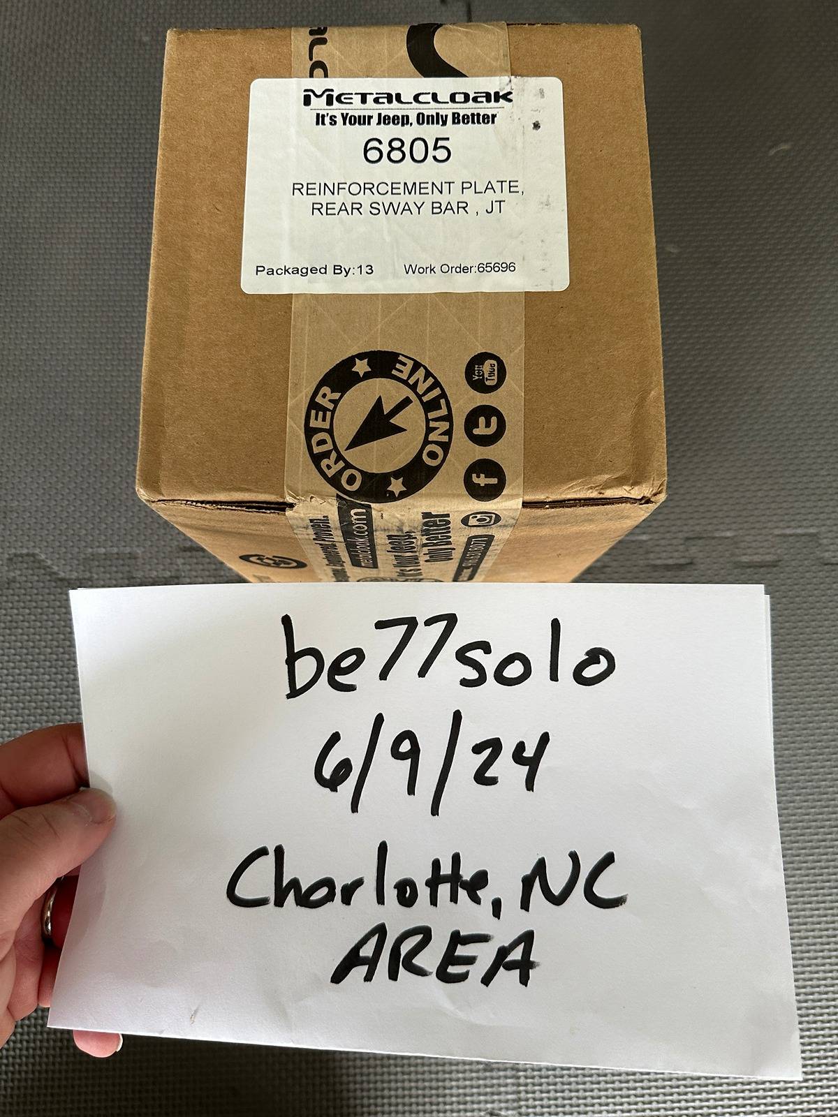 Jeep Gladiator Metalcloak Rear Sway Bar Reinforcement (New in box) 20240609_173400421_iOS
