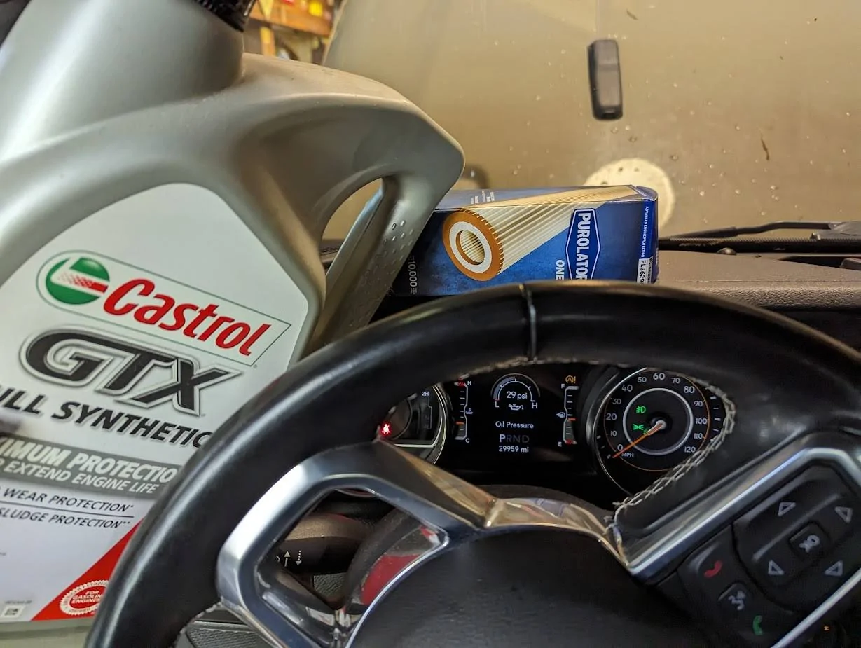 Jeep Gladiator Do I need receipt for DIY oil change materials? oil
