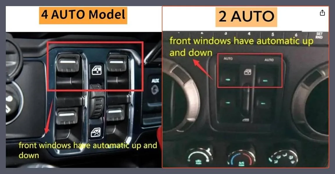 Jeep Gladiator FINALLY Automatic UP/DOWN ALL windows! SCR-20240619-teqn