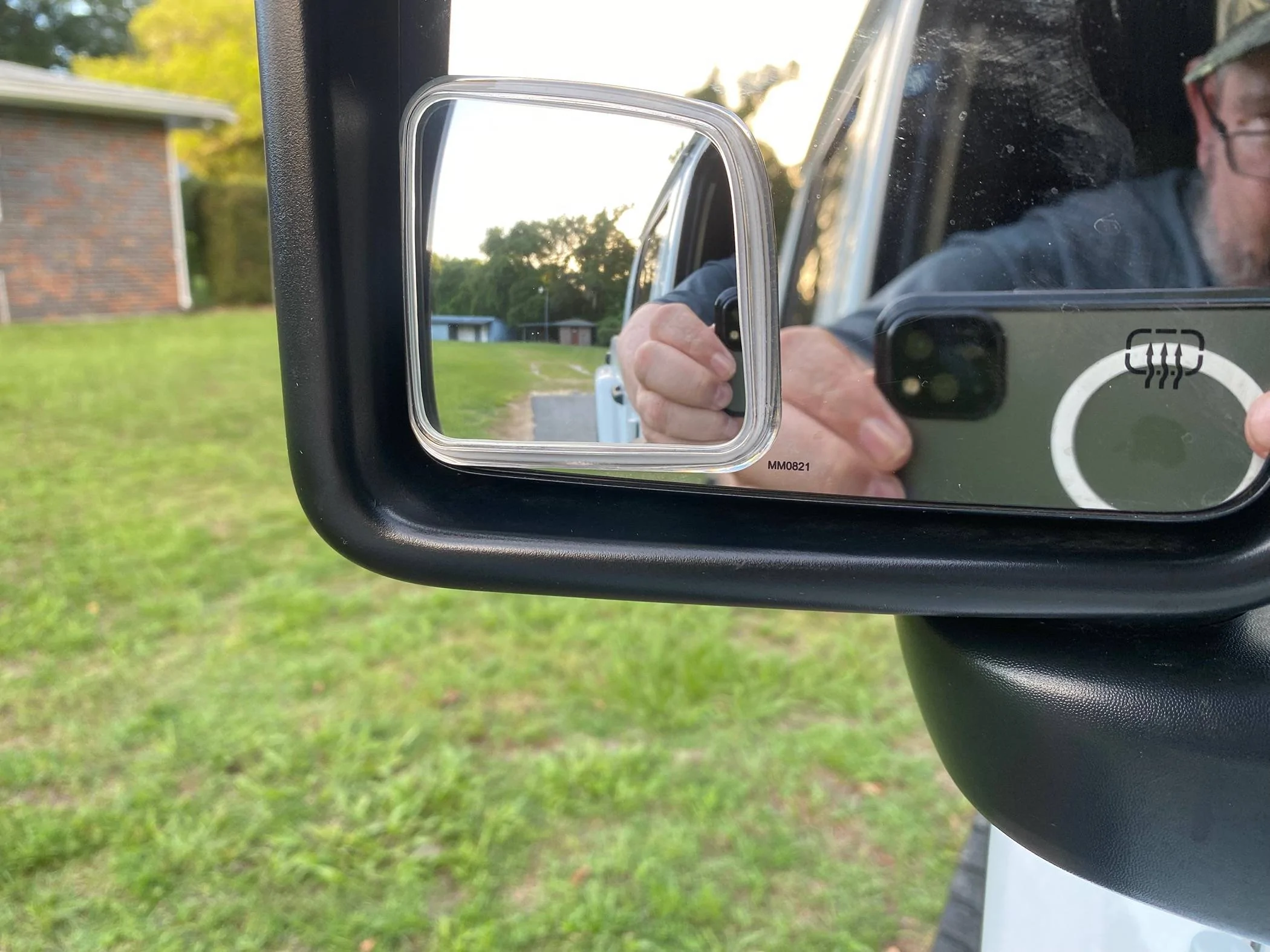 Jeep Gladiator Custom Blind Spot Mirrors For Gladiator Towing IMG_2906