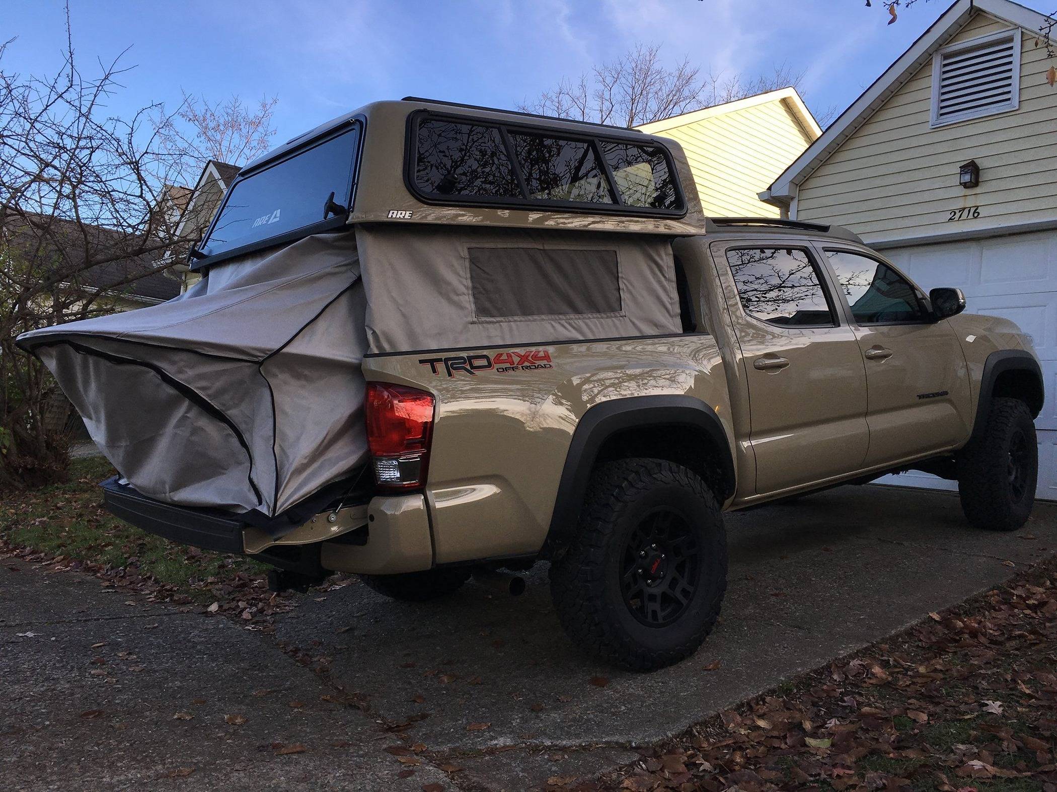 Jeep Gladiator Sleeping in an Alu-Cab Explorer Canopy? 1522d63b8d6eb718c5bbdbf757300124