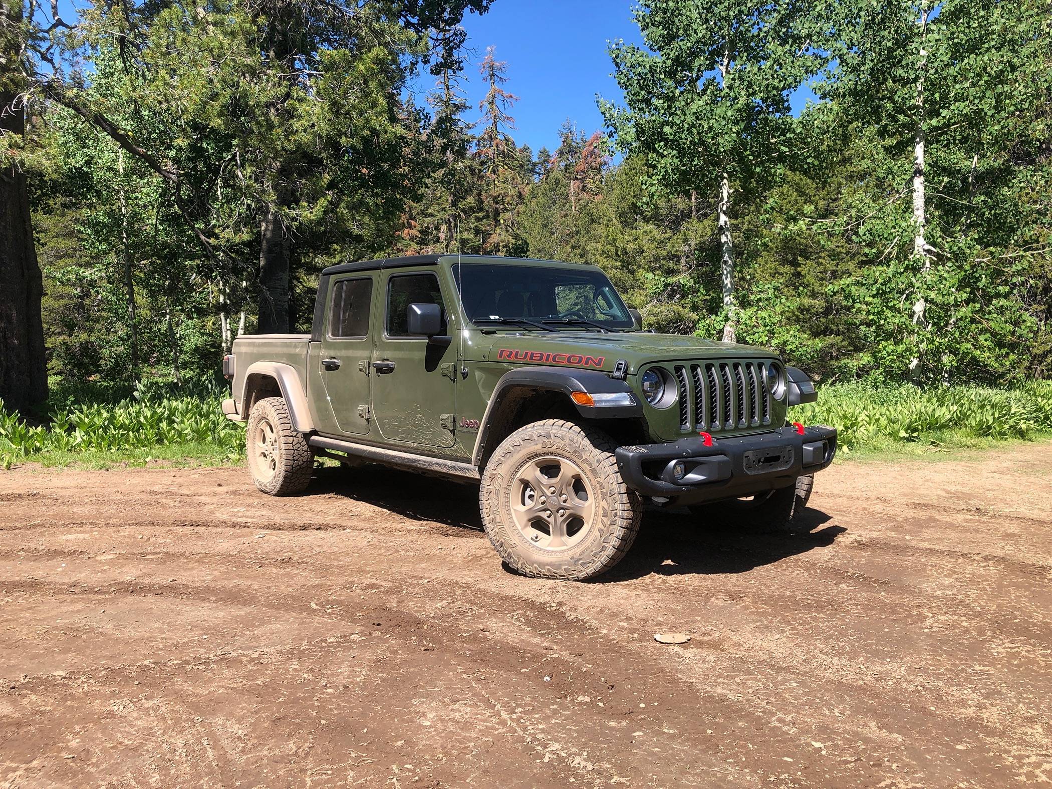 Jeep Gladiator Less than 300 miles on the odometer and already hitting the dirt! CF67D8E8-269B-4D70-9897-996A7E9F975F