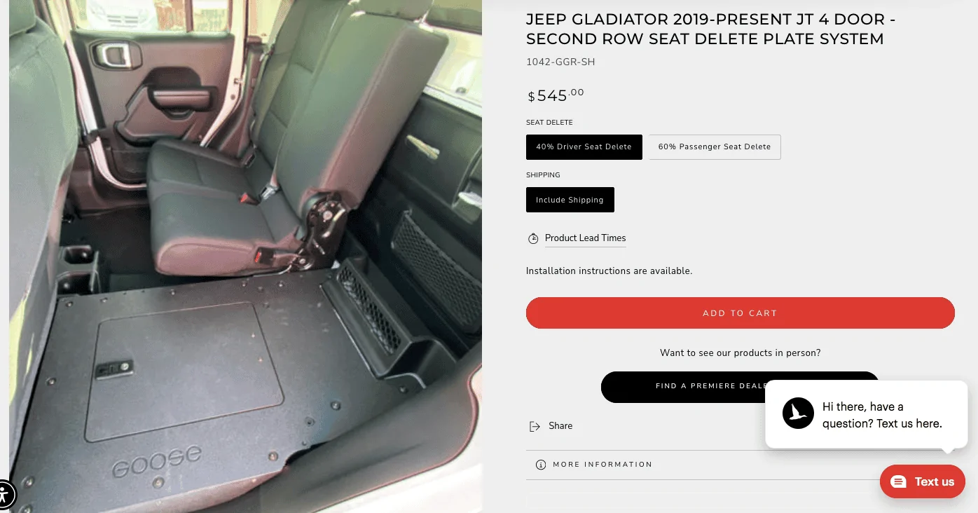 Jeep Gladiator Gladiator Expedition Rigs Screen Shot 2024-06-24 at 6.55.56 AM