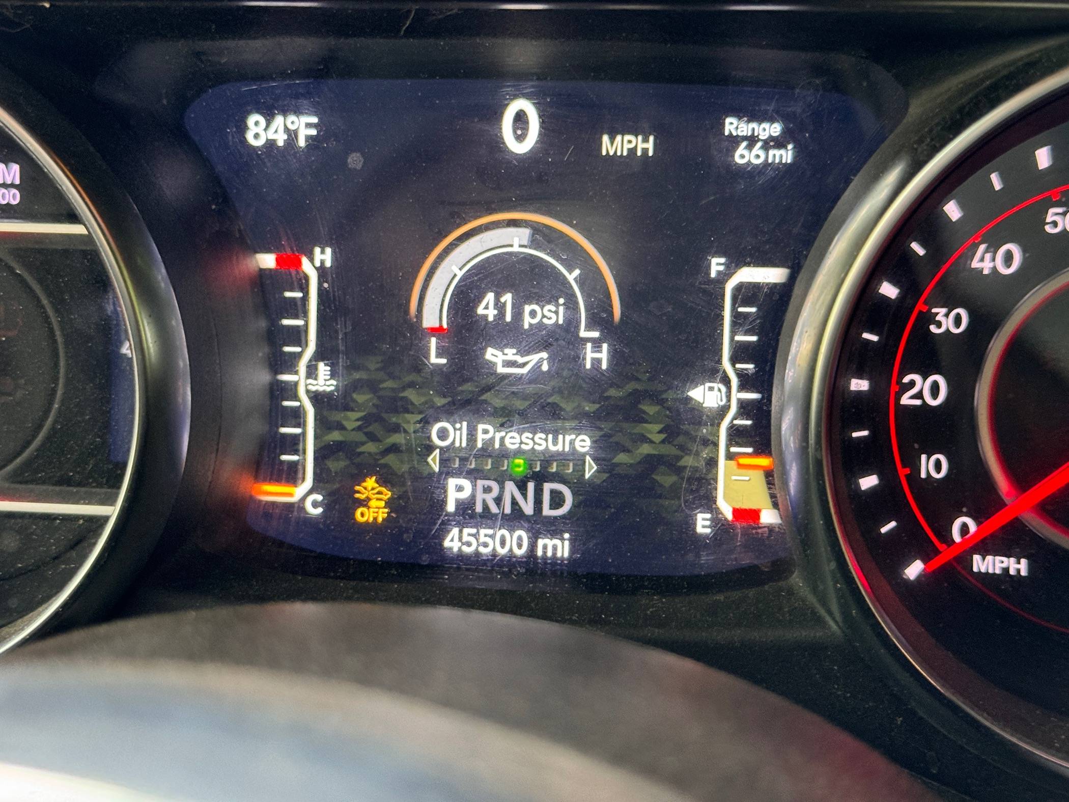 Jeep Gladiator Low oil pressure warning after oil change. IMG_4266
