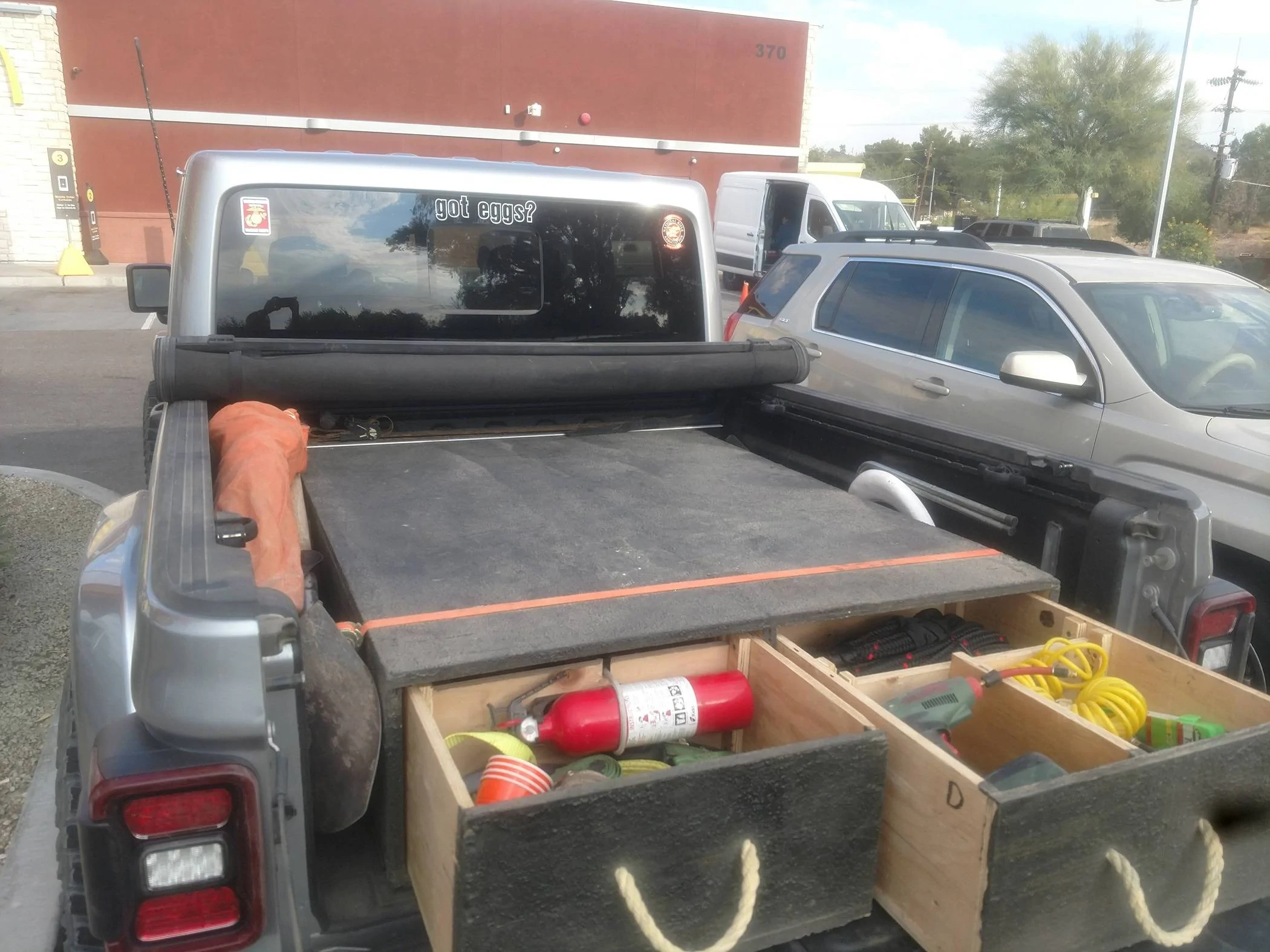 Jeep Gladiator Truck bed storage Gladiator bed box