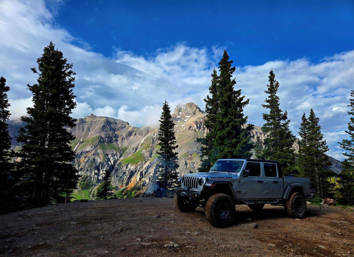 Jeep Gladiator Alpine Loop Trails Late June 20240626_181429Sm