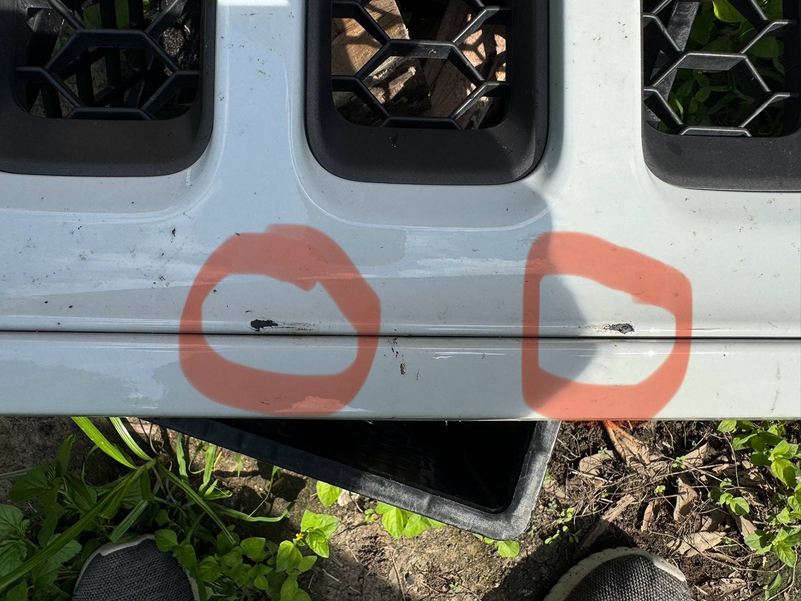 Jeep Gladiator eBay sourced 2024 grille installed IMG_4473