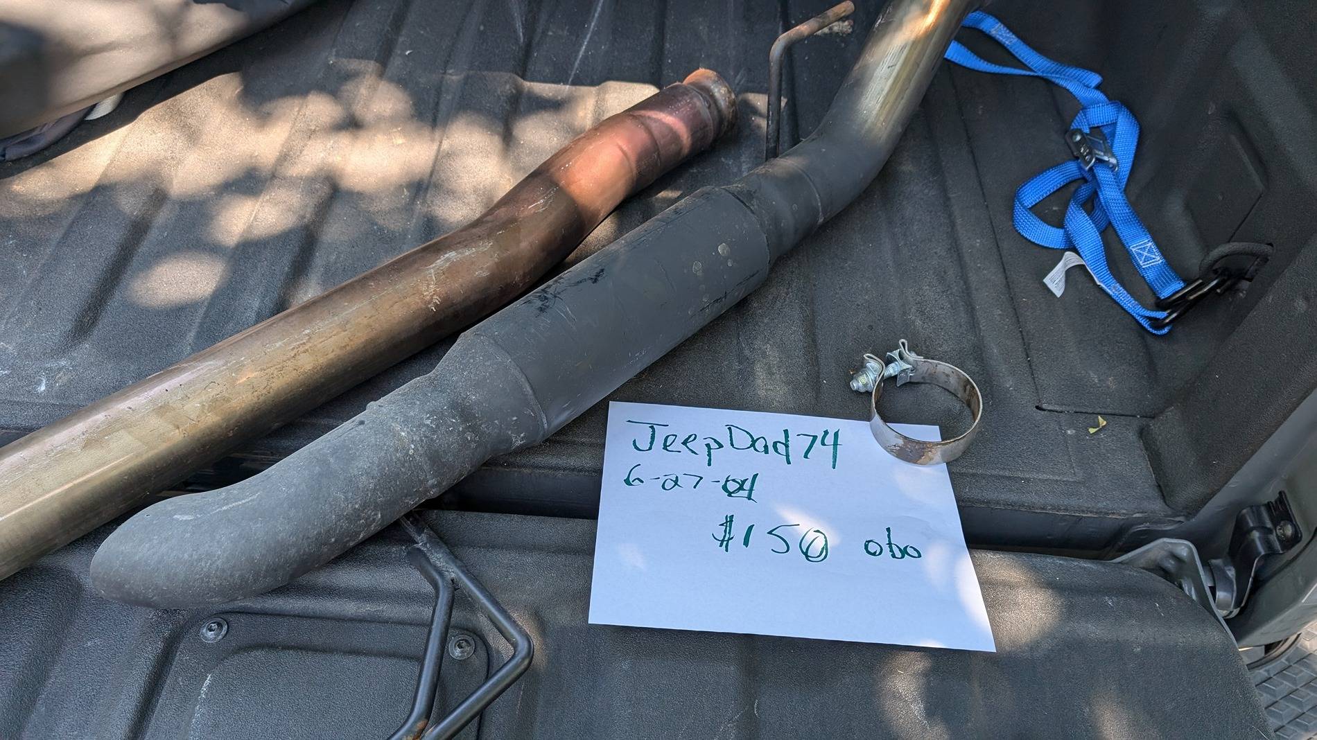 Jeep Gladiator Flow Master Outlaw Exhaust PXL_20240628_191459715