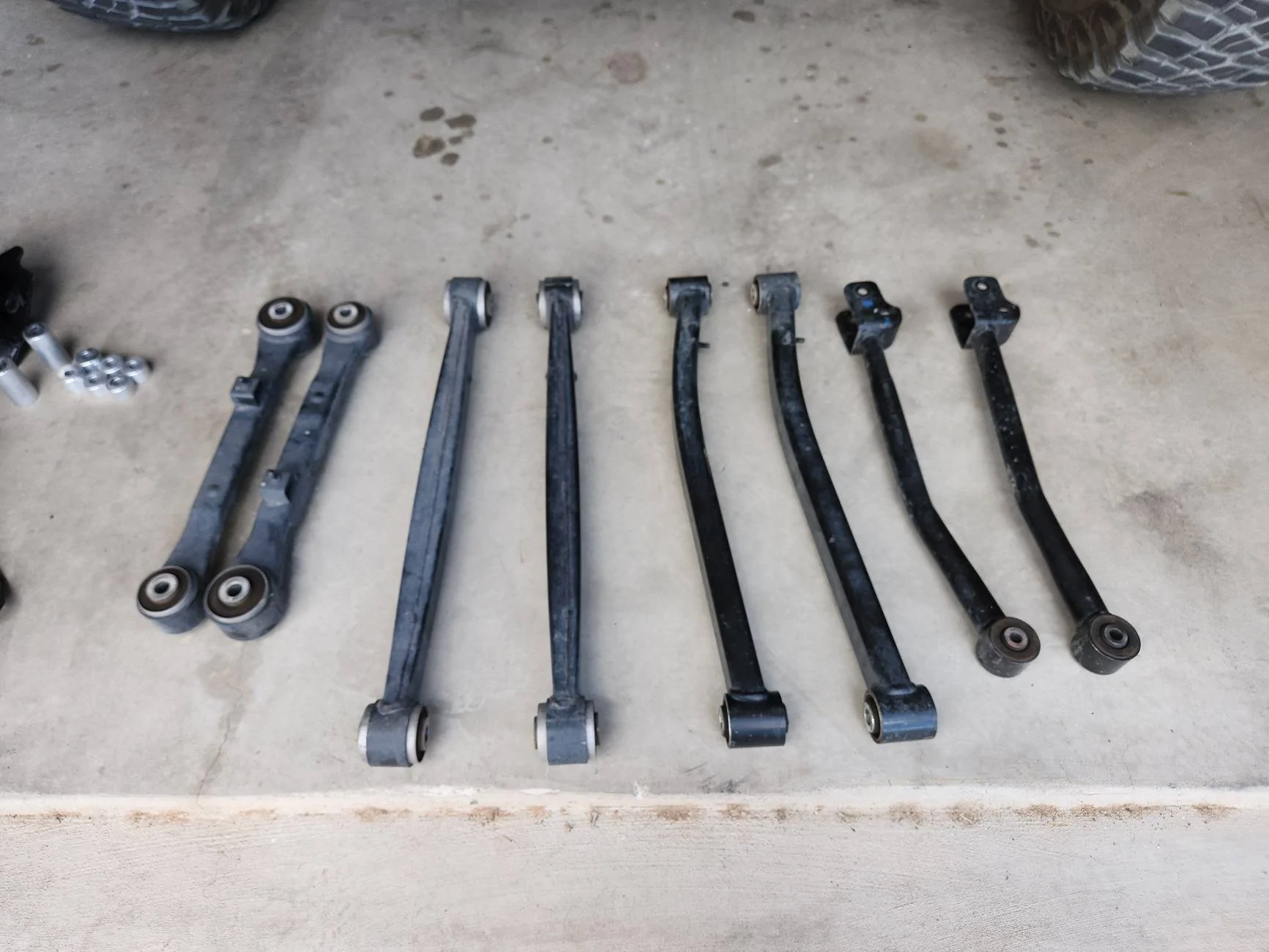 Jeep Gladiator Fender flares, controls arms, correction brackets 20230718_152907