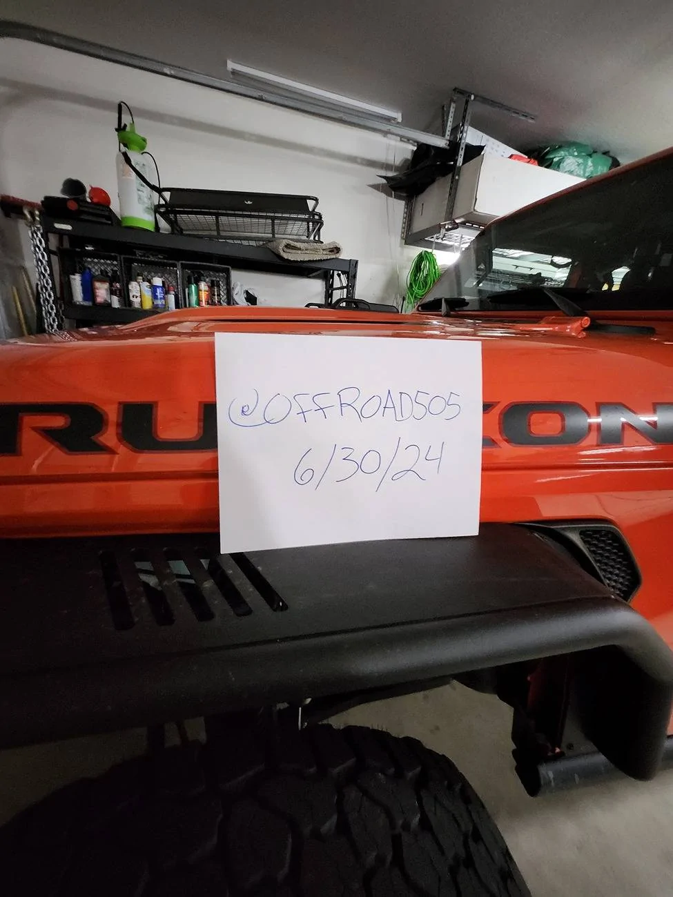 Jeep Gladiator Fender flares, controls arms, correction brackets 20240630_150108