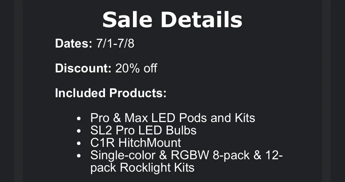 Jeep Gladiator Diode Dynamics Summer Sale IMG_3993