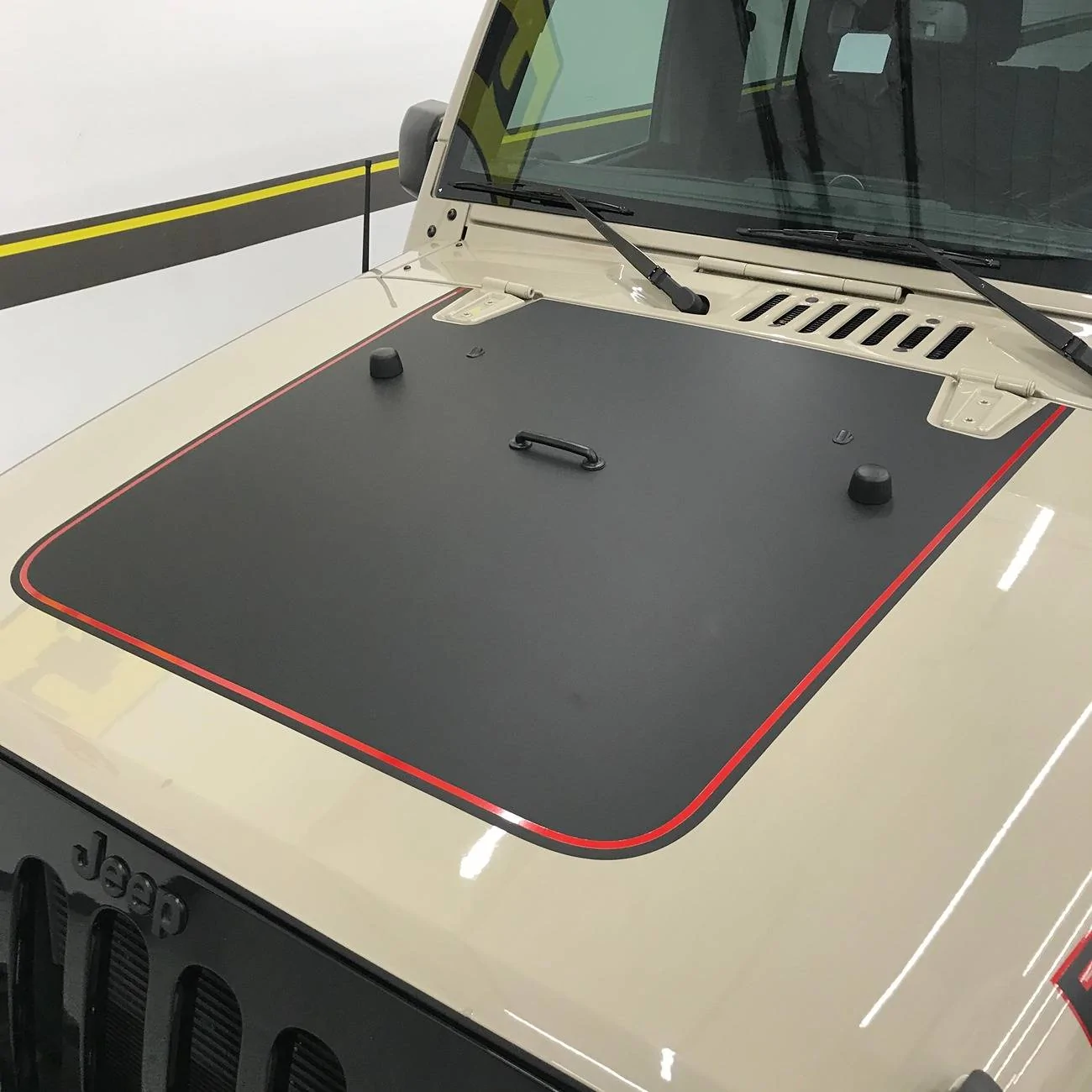 Jeep Gladiator Mojave, Rubicon and Sport/Overland Hood graphics Beast Mode 03