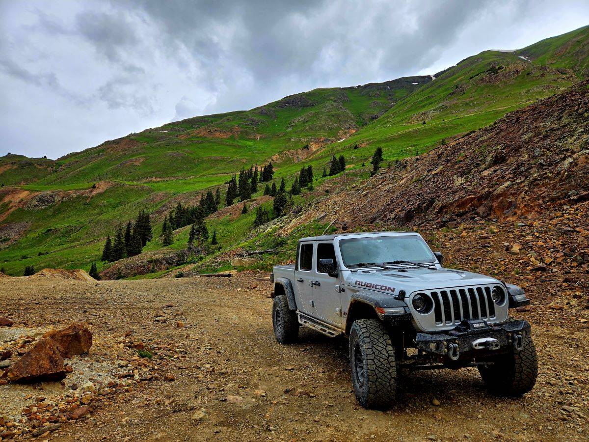 Jeep Gladiator Alpine Loop Trails Late June 20240627_141029Sm