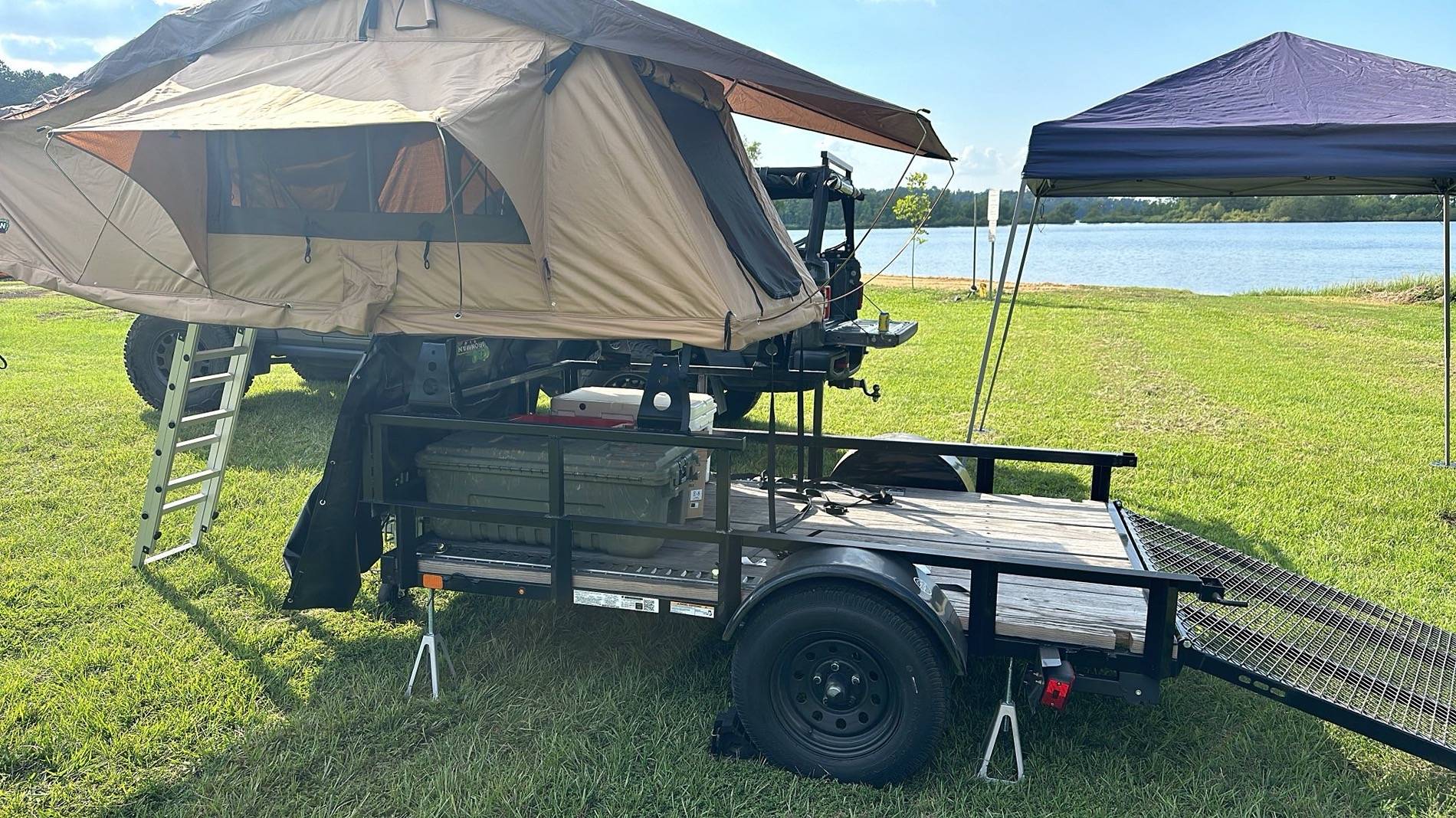 Jeep Gladiator Show us what camper / trailer / RV you're towing with your JT IMG_0642