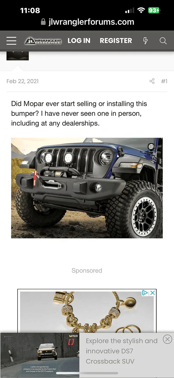Jeep Gladiator help me choose a bumper? IMG_1324