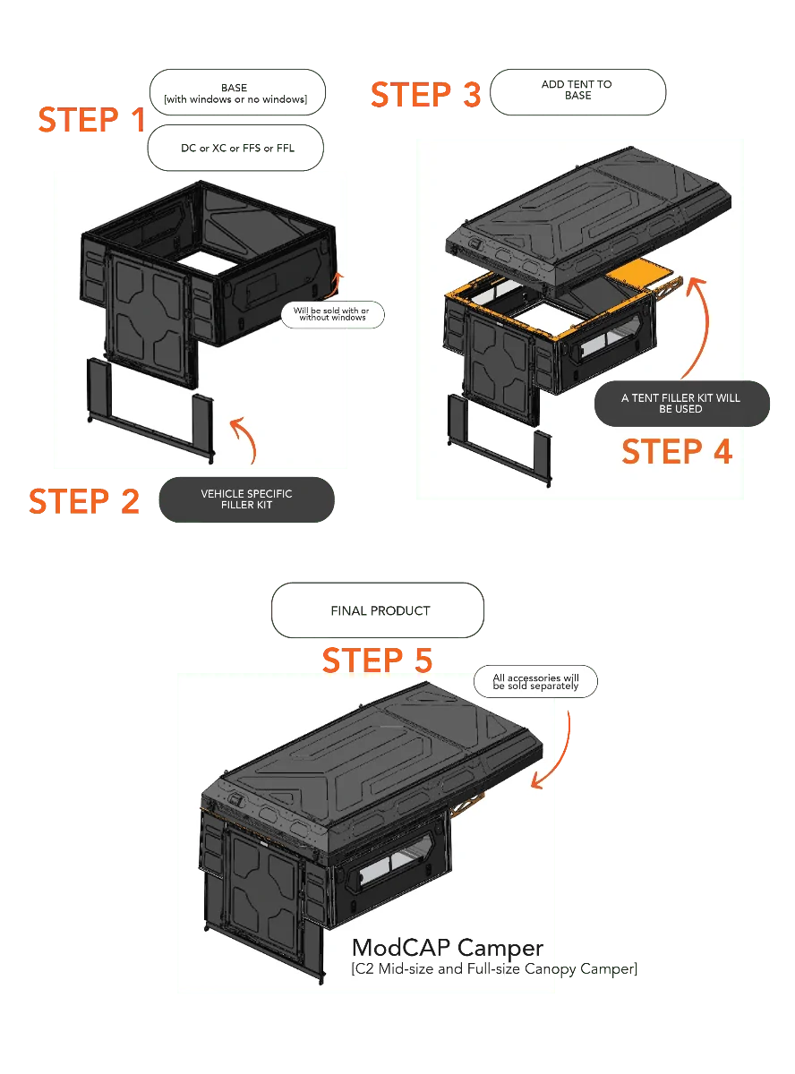 Jeep Gladiator How easy to remove AluCab ModCAP Tent unit? d7d40540-341a-5567-6847-2f133ad5242d