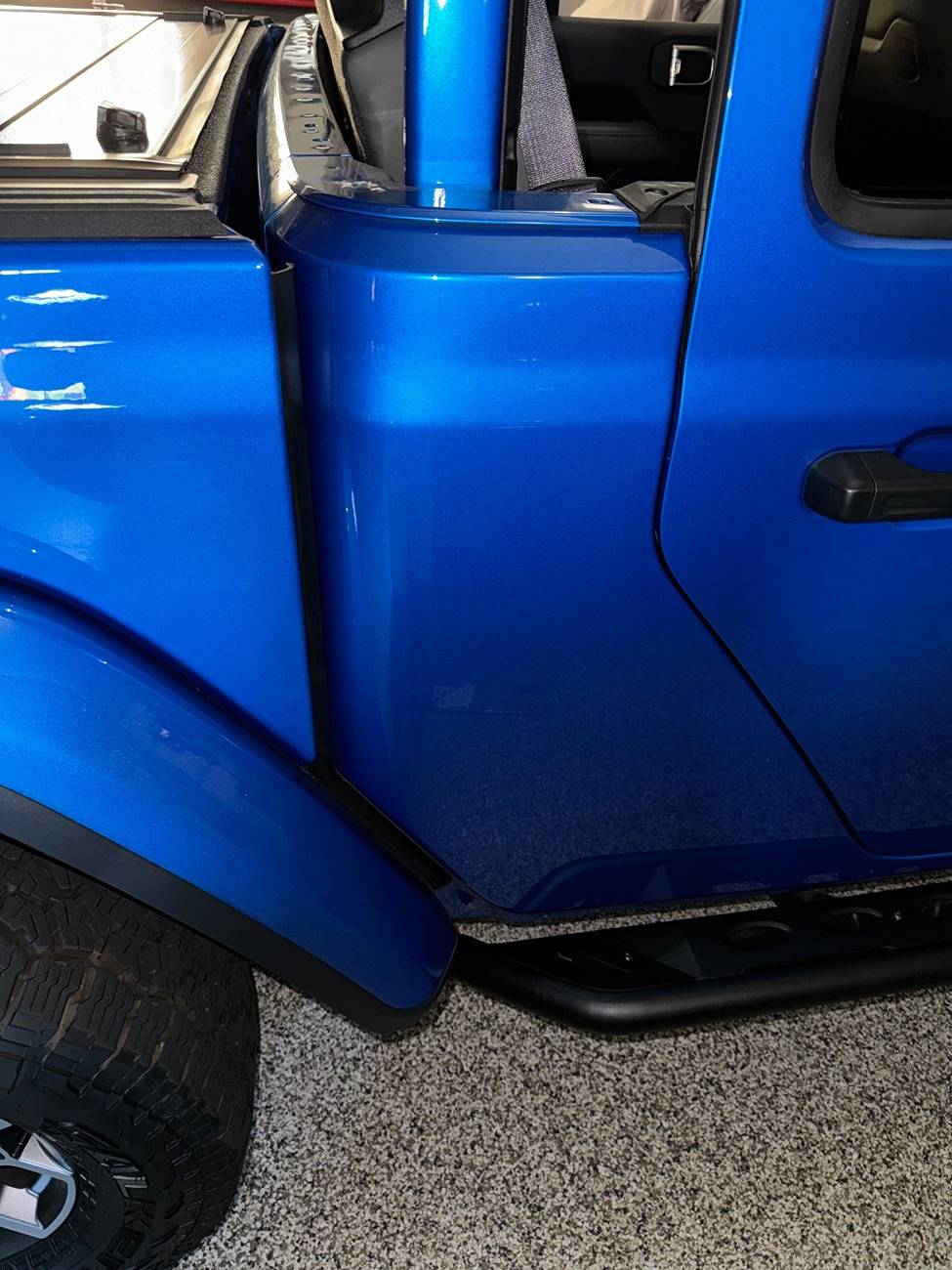 Jeep Gladiator Ironman Raid Heavy Duty Side Steps - on a 2024 Gladiator IMG_0909