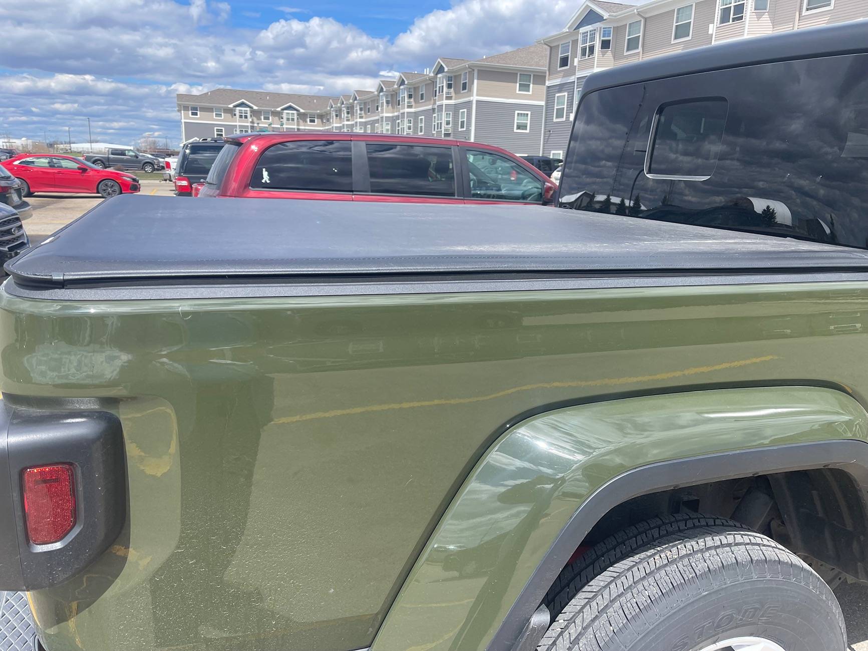 Jeep Gladiator oEdRo Soft Roll Up Truck Bed Tonneau Cover $100/OBO IMG_3820