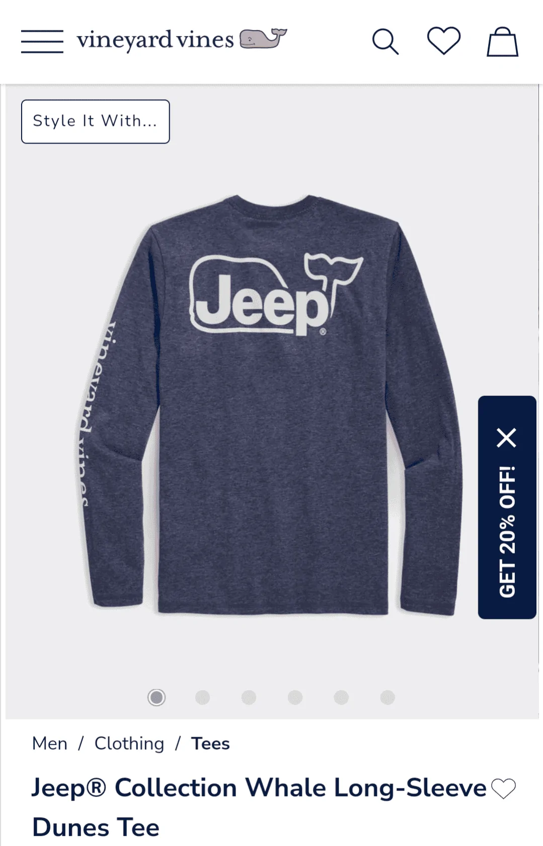 Jeep Gladiator Jeep vs Vineyard Vines collaboration Screenshot_20240706-111619