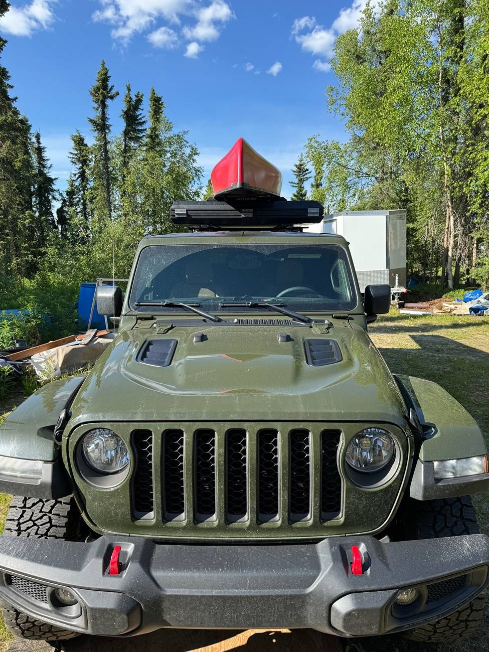 Jeep Gladiator Do You Canoe?  Post your rack pix & how you're haulin it. IMG_0025