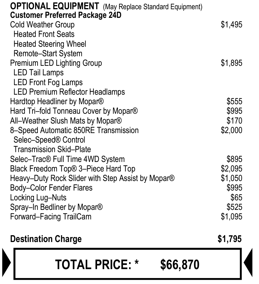 Jeep Gladiator Is there an easy way to find the 2023 deals at the dealerships? 1720296730054-qs