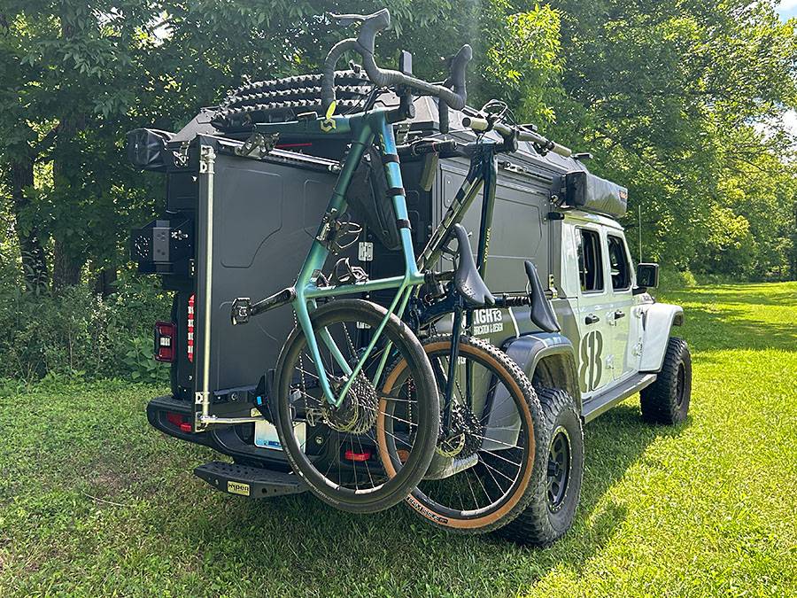 Jeep Gladiator Alu-Cab Canopy Camper Roll Call 813-BIKE-DOOR-8