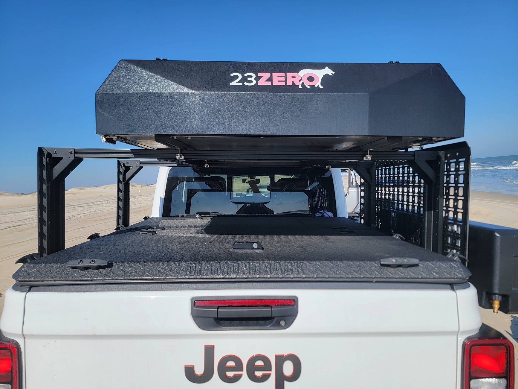 Jeep Gladiator I’m looking for recommendations for a bed rack and rooftop tent RTT. 20231030_140759
