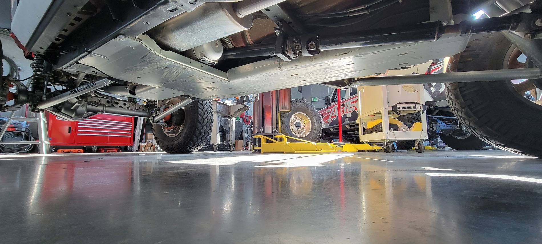 Jeep Gladiator Full belly aluminum skid plate comparison 20240710_090150