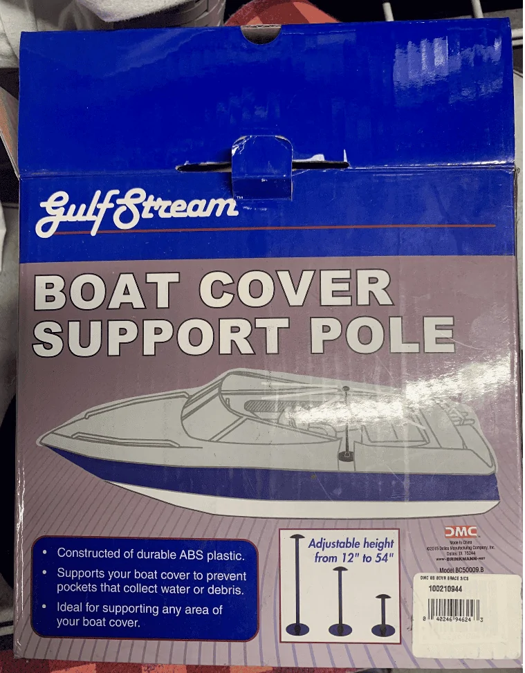 Jeep Gladiator Top off, doors off and rain Boat Cover Support Pol