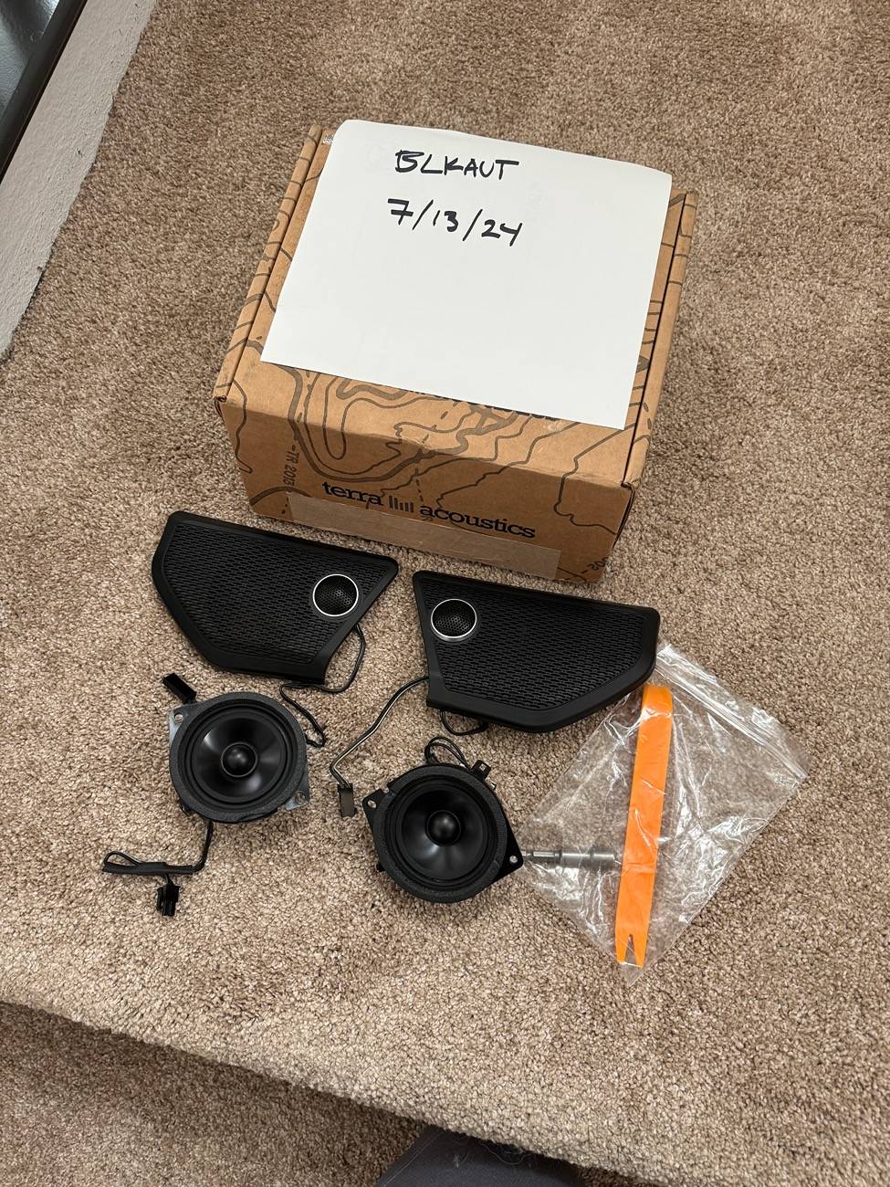 Jeep Gladiator Terra acoustics tweeter speakers $140 IMG_8228