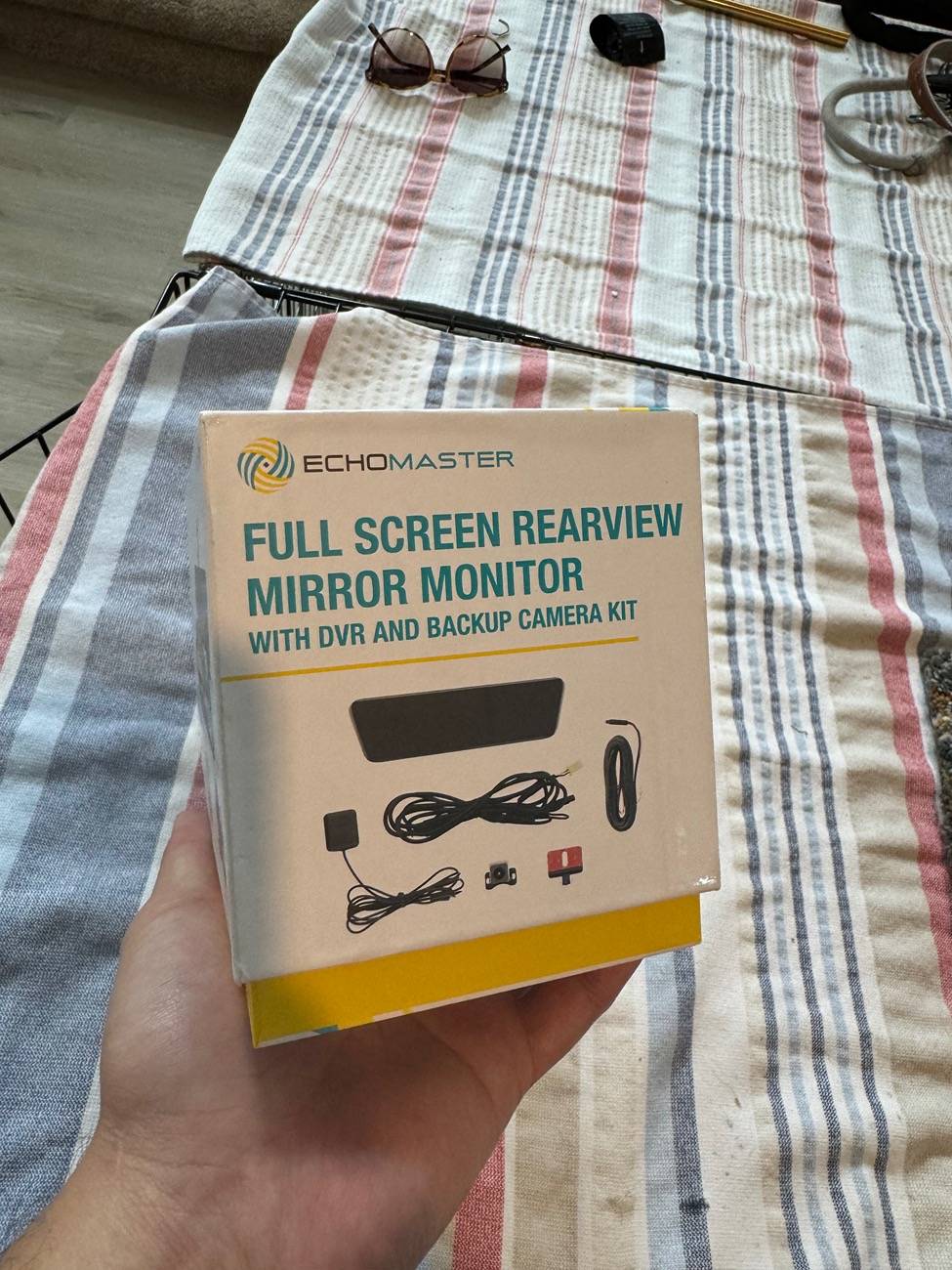 Jeep Gladiator EchoMaster review mirror /camera $200 IMG_8226