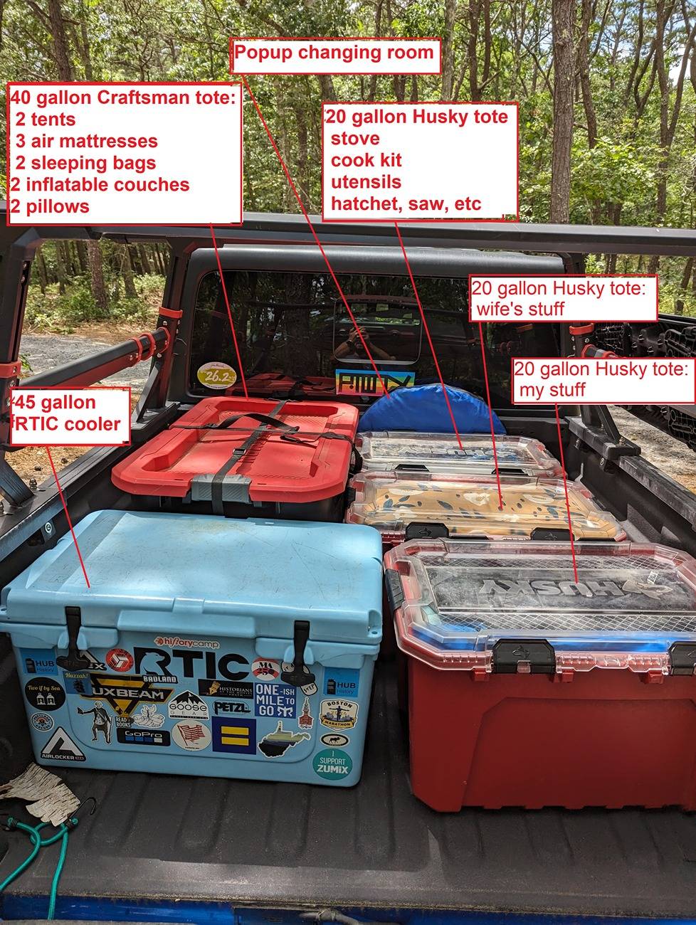 Jeep Gladiator Camping with your Gladiator PXL_20240712_180024535