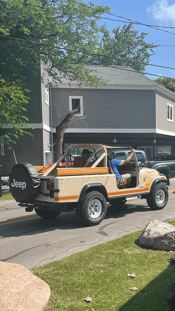 Jeep Gladiator Got my Scrambler retro stripe kit Scrambler 7.13.24